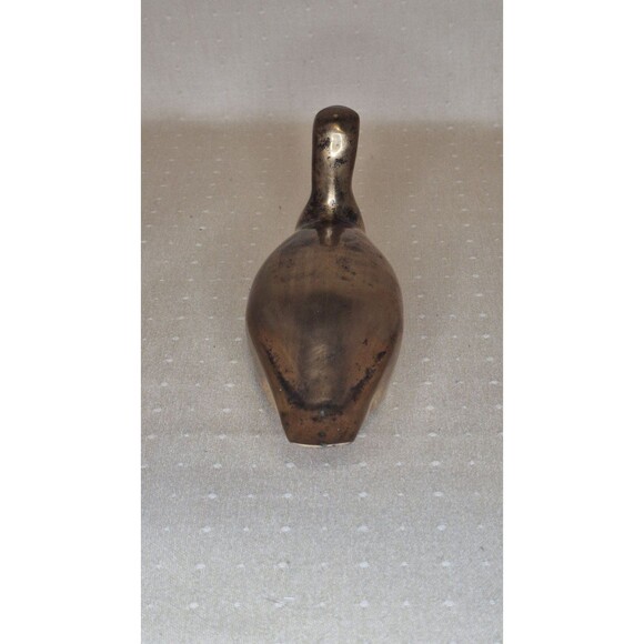 Brass Duck Figurine Approximately 6.5" Collectible Bird - Picture 6 of 6